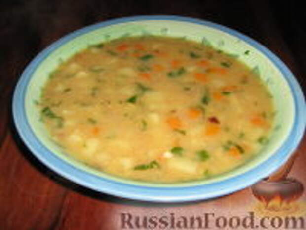 Фото к рецепту: Суп из чечевицы с картофелем