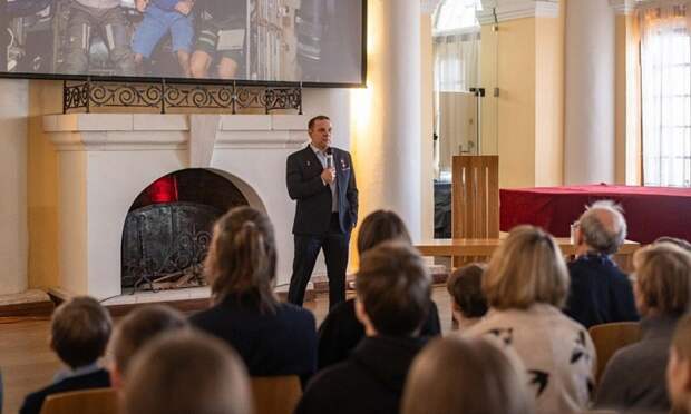 Космонавт Иван Вагнер встретился с молодежью Архангельска