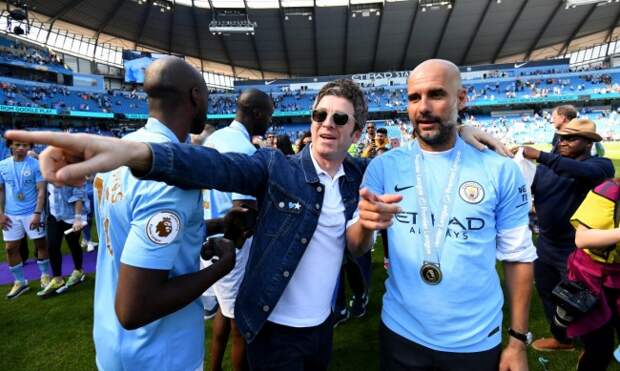 Oasis Frontman And Manchester City Superfan Noel Gallagher Serenaded With Own Song Following Champions League Win