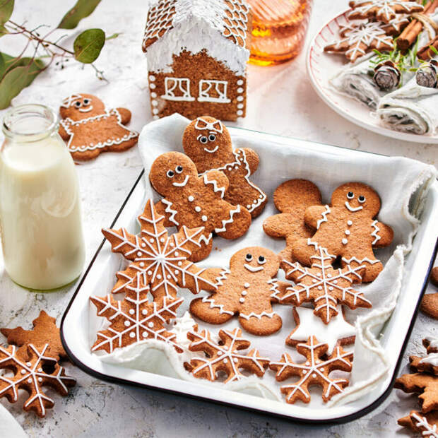 Кофейно-имбирное печенье. \ Фото: funcakes.com.