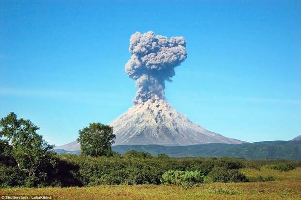 Карымская Сопка на Камчатке. вулкан, извержение