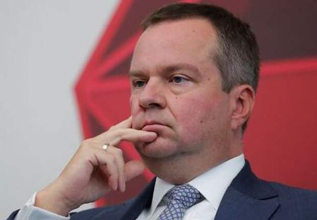 Russian Deputy Finance Minister Alexei Moiseev attends a session of the annual international military-technical forum 
