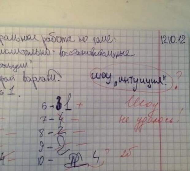 Несколько сочинений и работ школьников