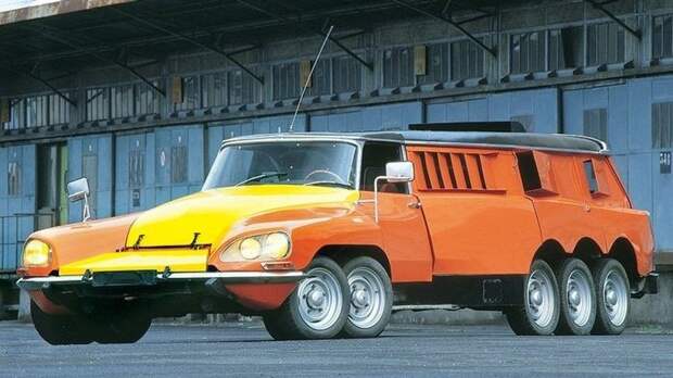 Необычный Citroen DS PLR для скоростных испытаний покрышек Michelin 