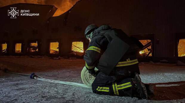 В городе Яготине Киевской области беспилотник «Герань» поразил склад корпорации