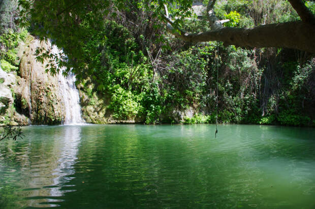 Adonis Baths - Cyprus-main pool and waterfall