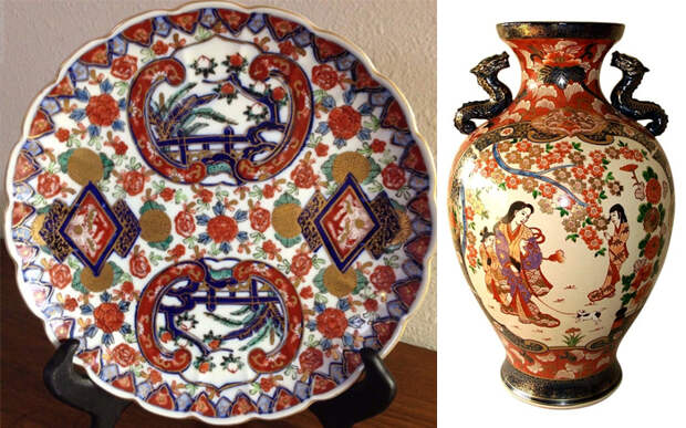 Керамика Арита и Имари - старинных центров производства фарфора.