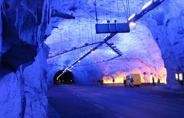 Тоннель Lærdal Tunnel.