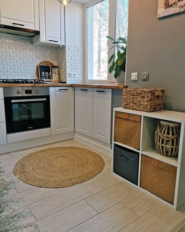 До и после: невероятное преображение кухни 6 м² в хрущевке своими силами