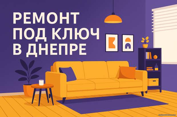 Ремонт квартиры под ключ в Днепре — комфорт, стиль и надёжность