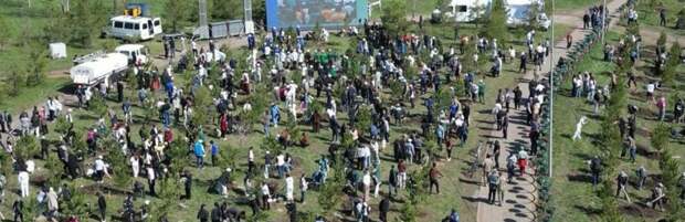 Масштабный субботник прошёл в Караганде