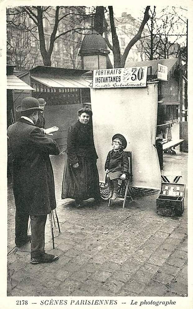 Уличный фотограф. Париж, 1900-е Весь Мир в объективе, ретро, старые фото