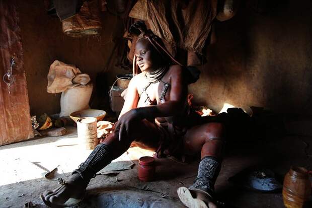 Племя Химба (фото Бъерна Перссона) африка, глобализация, намибия, племя