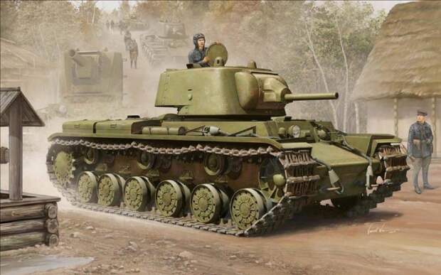 Тяжелый танк КВ-1 успел повоевать еще во время советско-финской войны 1939-1940 гг. | Фото: voennoe-delo.com.