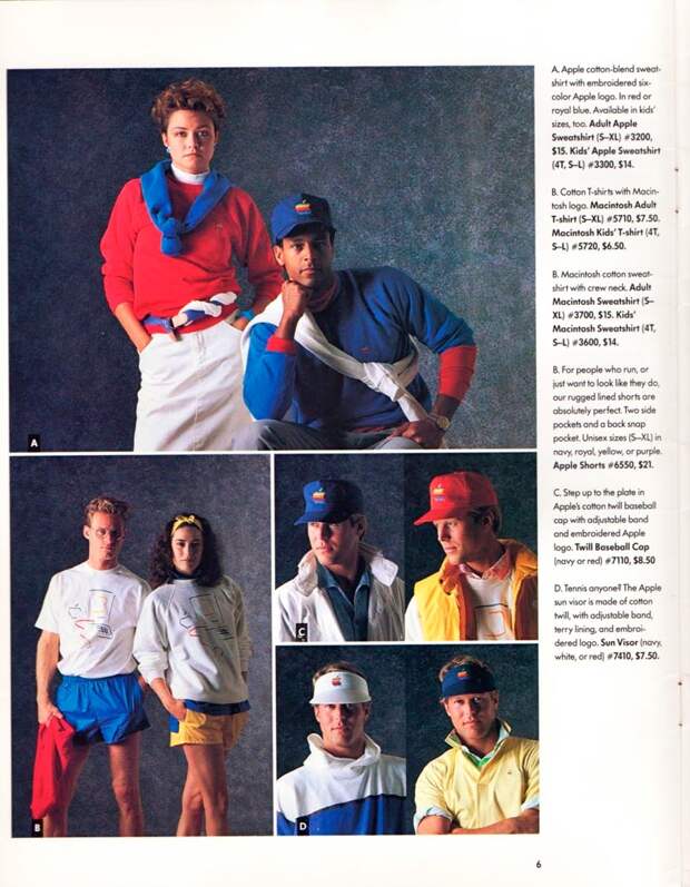 Фотография: Оказывается, без Стива Джобса в 1980-е годы Apple продавала одежду №10 - BigPicture.ru