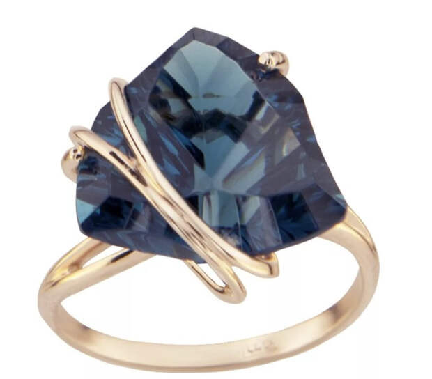 Здесь галерея - листайте. Топаз Лондон в огранке (в природе такой не встречается)