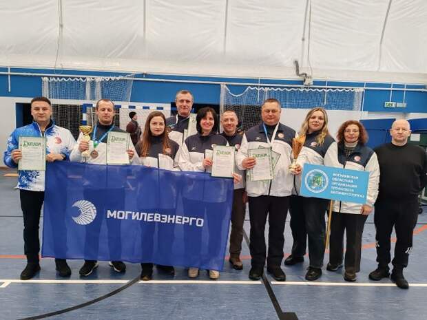 Медали в личном и командном зачетах завоевала команда Могилевэнерго на Республиканской спартакиаде. Фото.