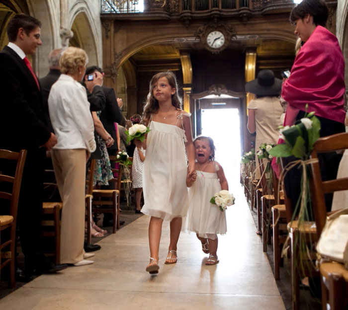 Being A Flower Girl Is Emotional Too