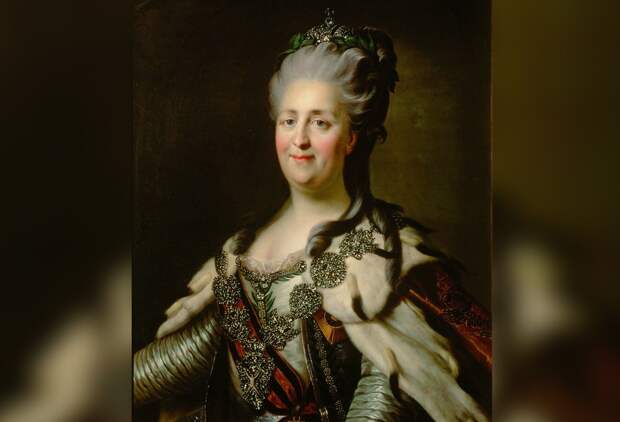 Портрет Екатерины II. Иоганн Баптист Лампи-старший, 1780-е годы