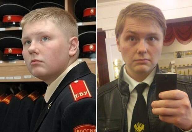 Павел Бессонов в сериале *Кадетство* и в наши дни | Фото: life.ru