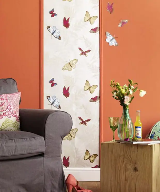 Бабочки в интерьере квартиры + фото