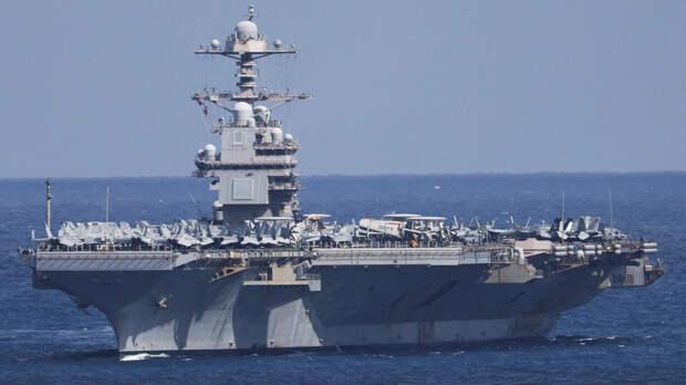 Двое военных пострадали при пожаре на американском авианосце Gerald Ford