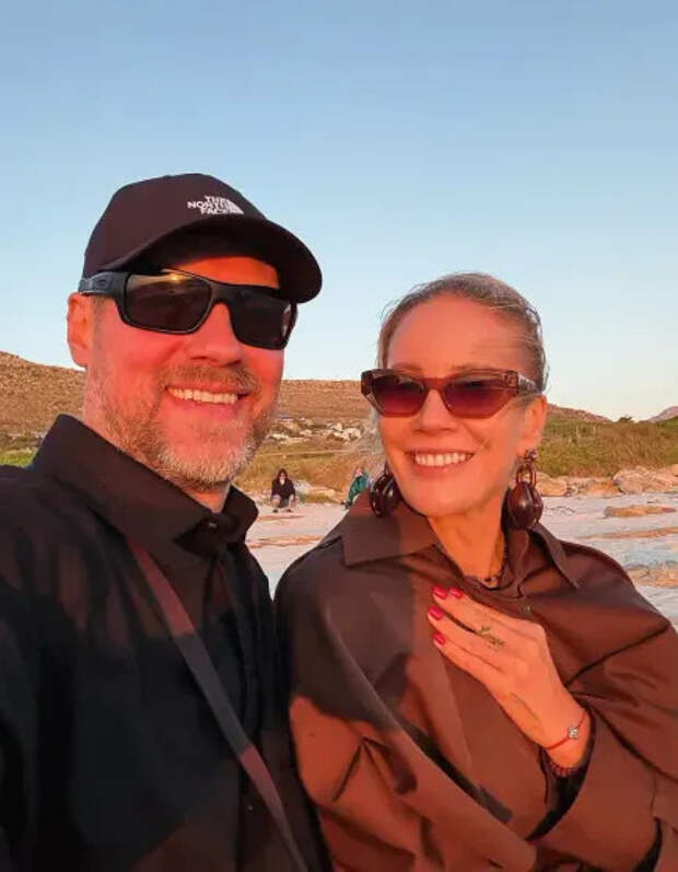 Елена Летучая с мужем