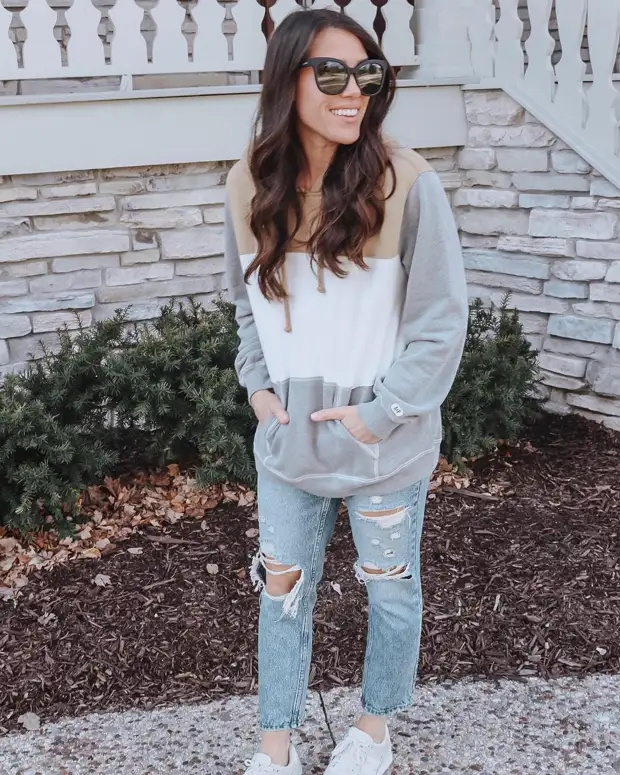 толстовка с джинсами фото 10