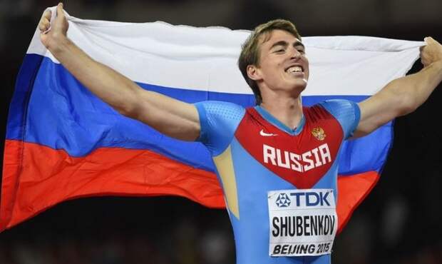 Чемпион мира в беге на 110 метров с барьерами Сергей <span class=