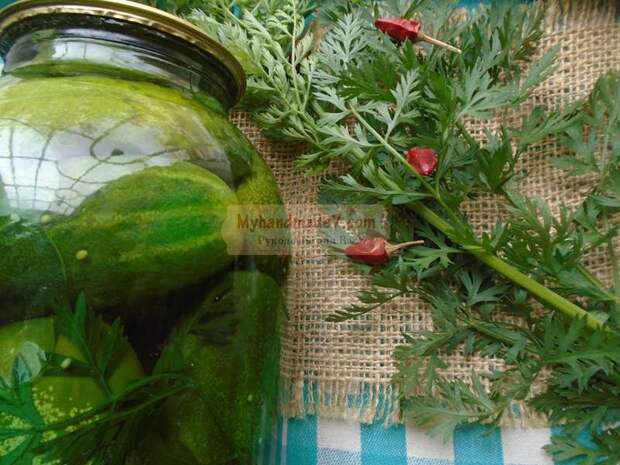 Хрустящие маринованные огурцы