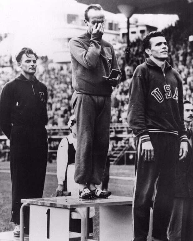 Жози Бартель, единственный люксембургский олимпийский чемпион, Хельсинки, 1952 год.