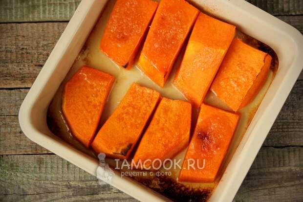 Фото тыквы запеченной в духовке с сахаром