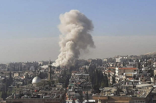В окрестностях Дамаска произошли  взрывы
