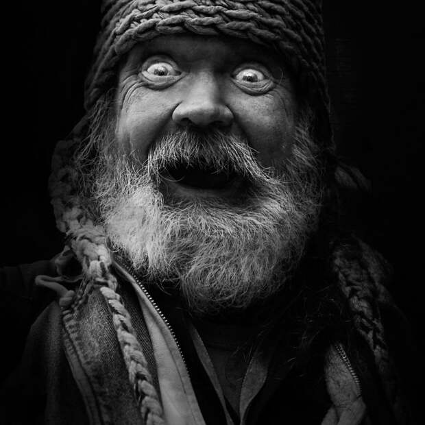 Портреты бездомных от фотографа Педро Оливьера
