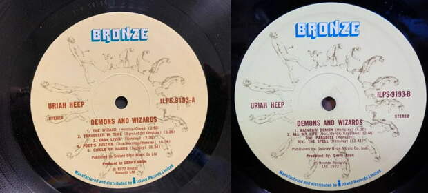 Uriah Heep «Demons and Wizards», 1972 г. Альбом, принесший группе первую всемирную славу