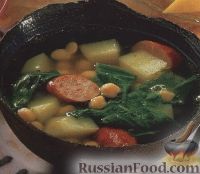 Фото к рецепту: Гороховый суп с салями
