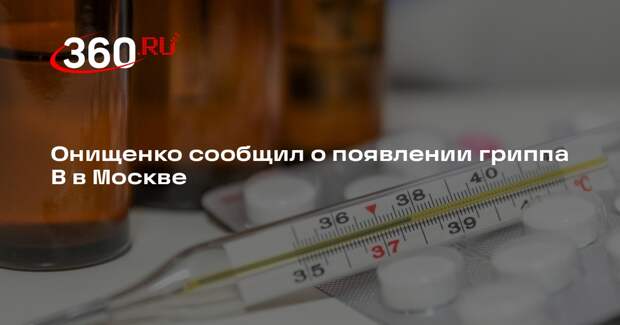 Онищенко сообщил о появлении гриппа B в Москве