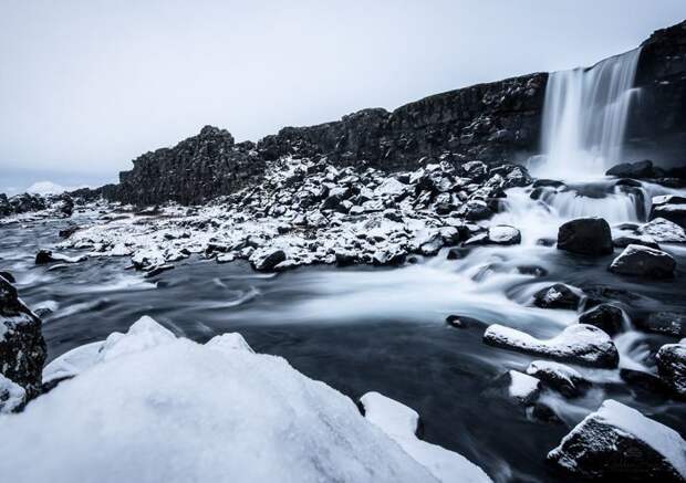 Эхсараурфосс исландия, красота, мир, природа, путешествие, снимок, фотограф