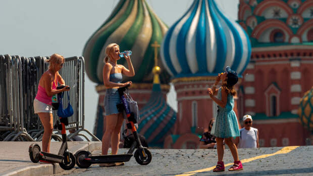 В России за сутки зафиксировали 40 рекордов жары в Москве и других городах