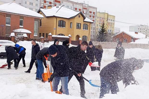 В Тульской области 21 февраля стартовал «Снежный субботник»