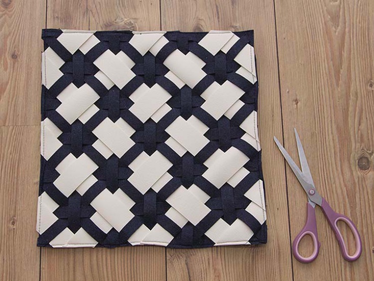 Плетеная подушка своими руками DIY