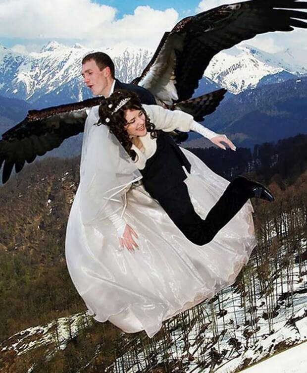русский свадебный фотошоп