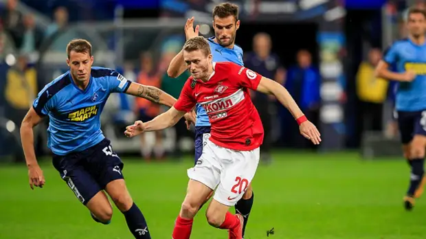 «Спартак» одержал победу над «Крыльями Советов » в матче РПЛ