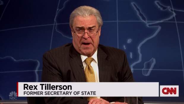 The duo came back as Anthony Scaramucci and Rex Tillerson, respectively.