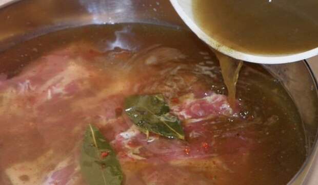 Мясо в рассоле. Мясо в рассоле.