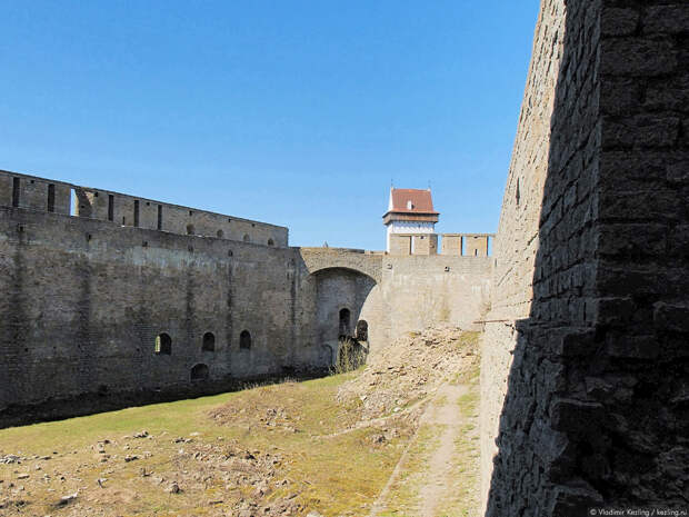 Вид на Нарвский замок