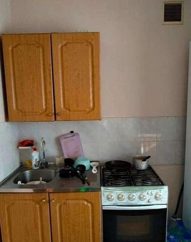 Хозяйственный муж переделал кухню, пока жена была на работе