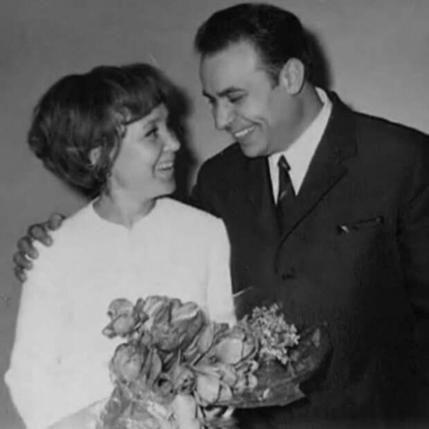 Надежда Румянцева и Вилли Хштоян, 1967 актеры, звезды, знаменитости, политики, свадьба, эстрада