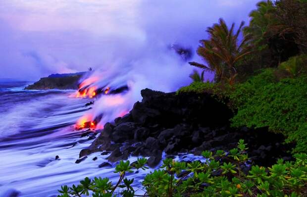 Красиво и интересно: Гавайские вулканические острова.