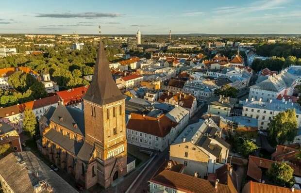 Город Юрьев основан Ярославом Мудрым в 1030 году, ныне Тарту, Эстония (иллюстрация из открытых источников)